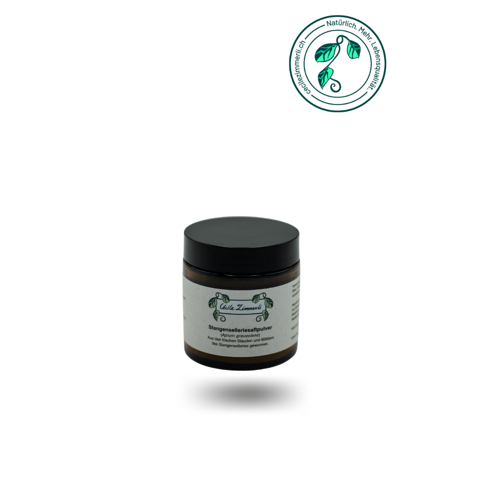 Stangensellerie Saft Pulver "Premium Qualität", 50g - hergestellt in der Schweiz