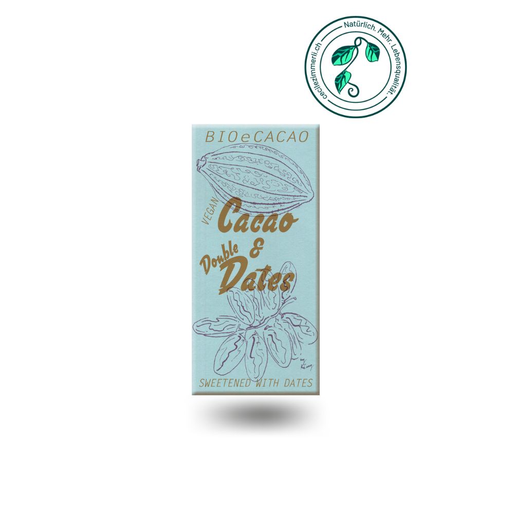 BioeCacao – 46% Kakao & Doppeldatteln, 90 g