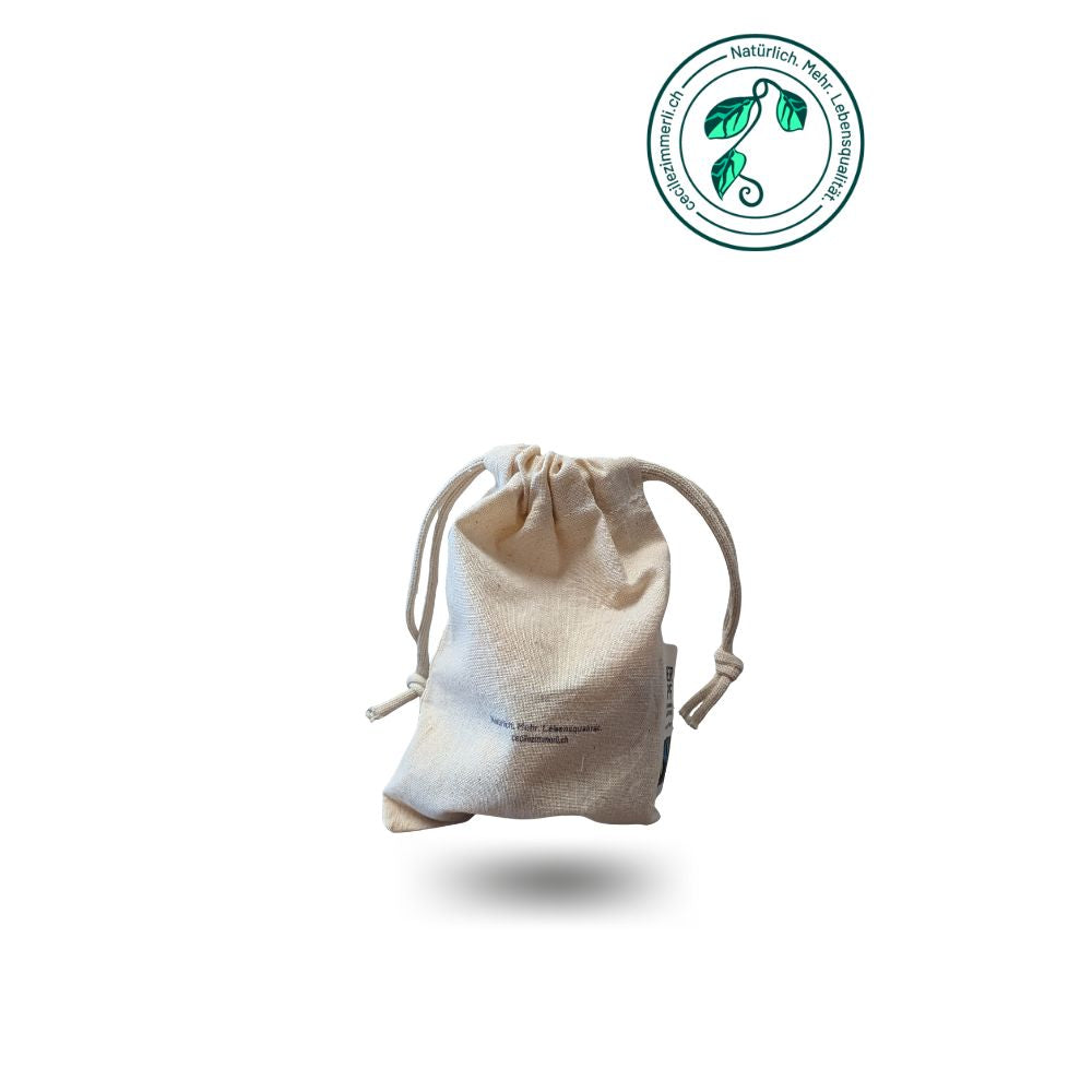 Bio Baumwoll-Zuziehbeutel mit Logo